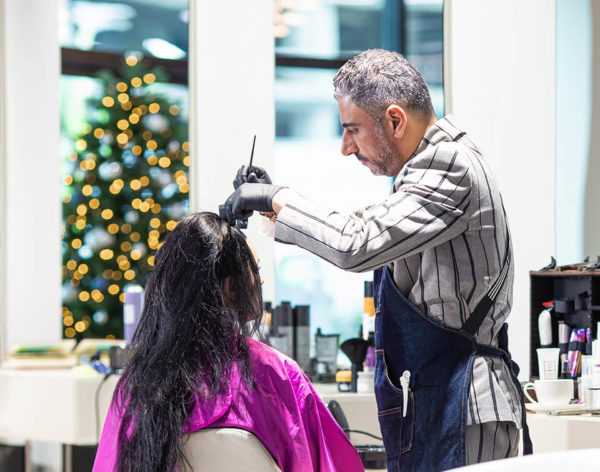 Lakmousse aram barseghyan female stylist hairdresser haircut styling woman